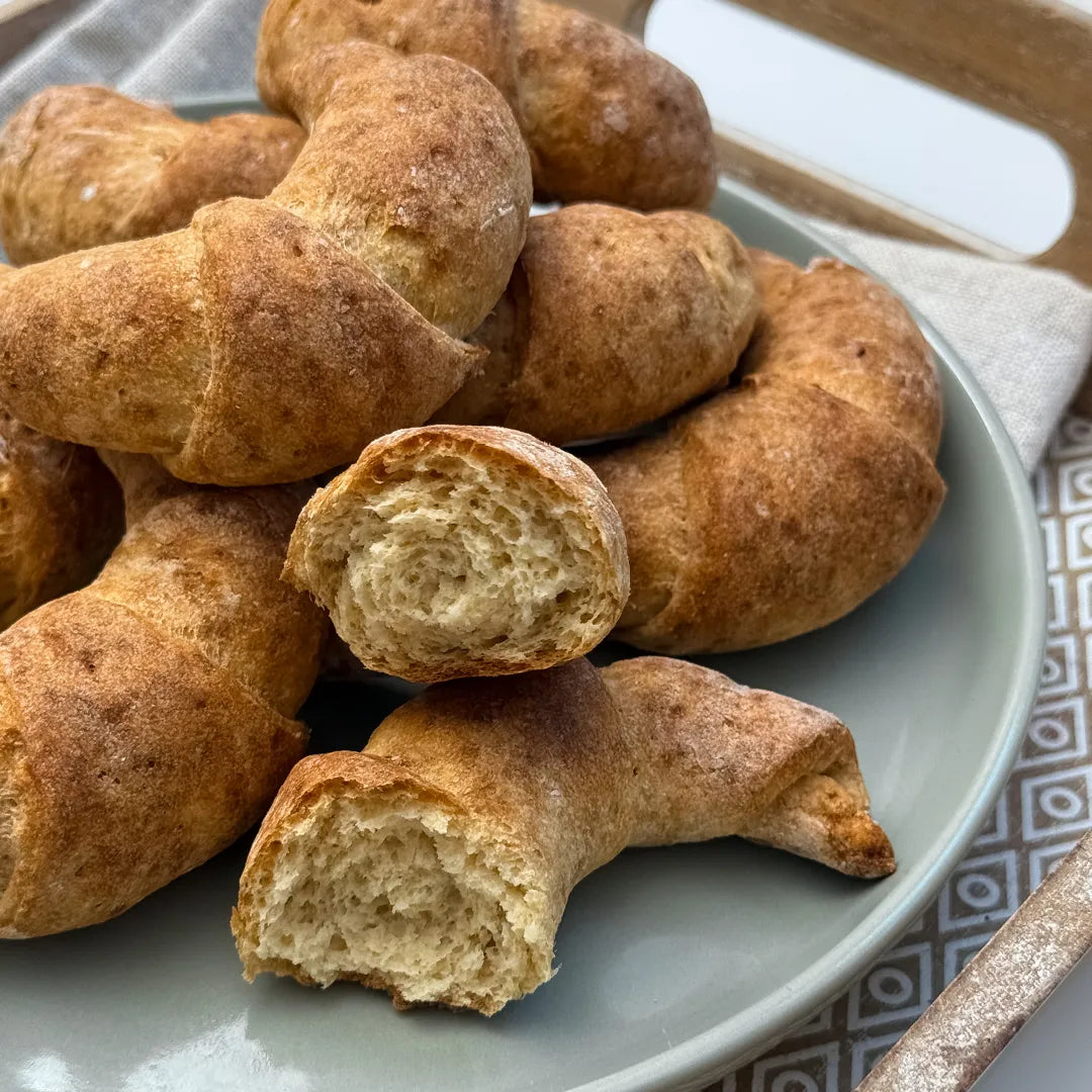 Weiche Kipferl aus Fibriya Backwaren Ballaststoffmix