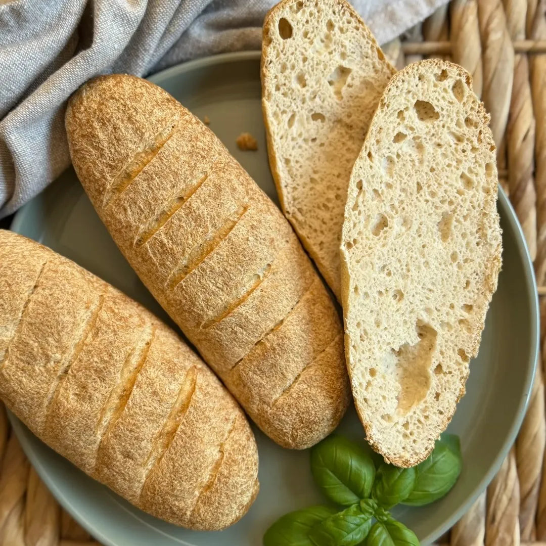 Ketogenes Baguette aus Fibriya Universal Ballaststoffmix