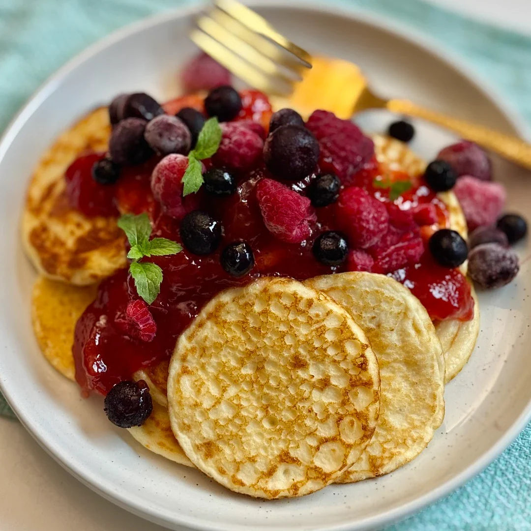 Mini Pfannkuchen aus Bambusfaser