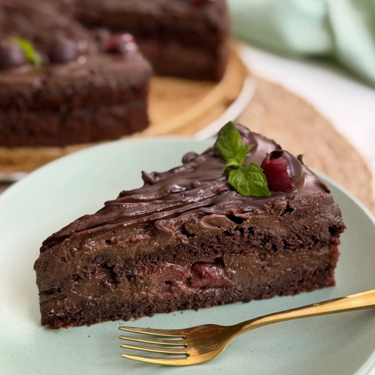 Fibriya biskvit s príchuťou schwarzwaldskej torty – nízkosacharidová keto vlákninová zmes 85g