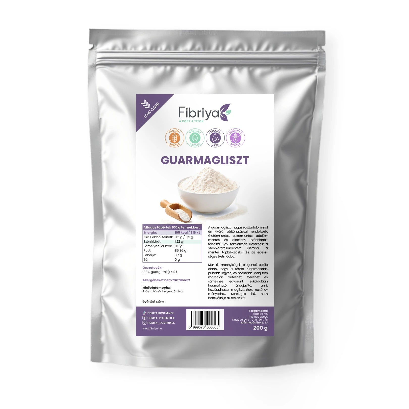 Fibriya guaranová múka 200g