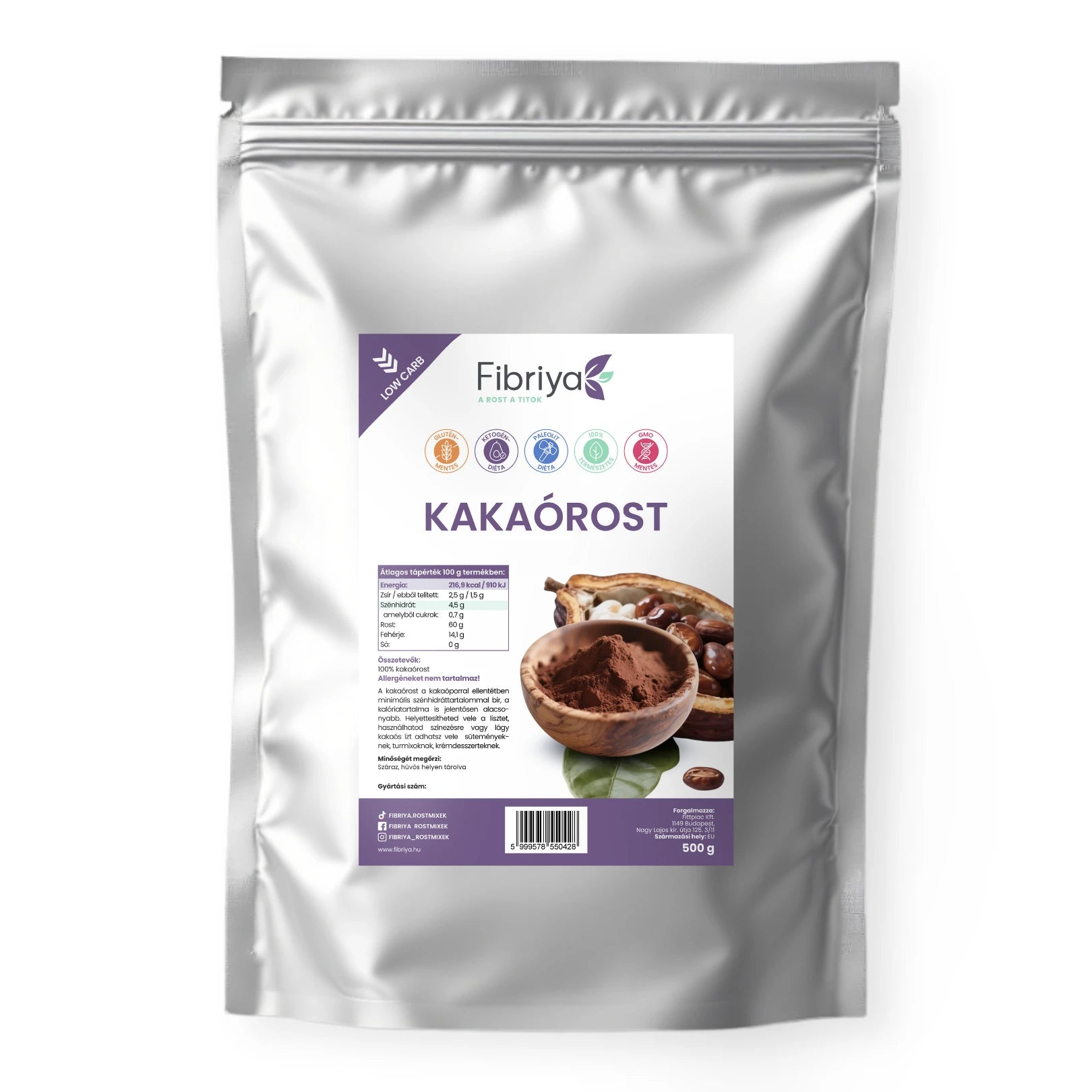 Fibriya kakaová vláknina 500g