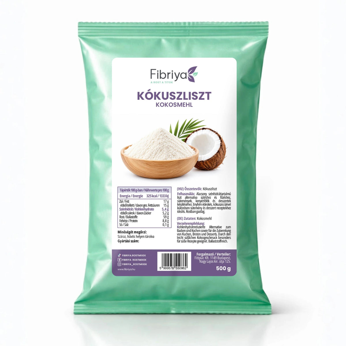 Fibriya Kokosmehl 500g