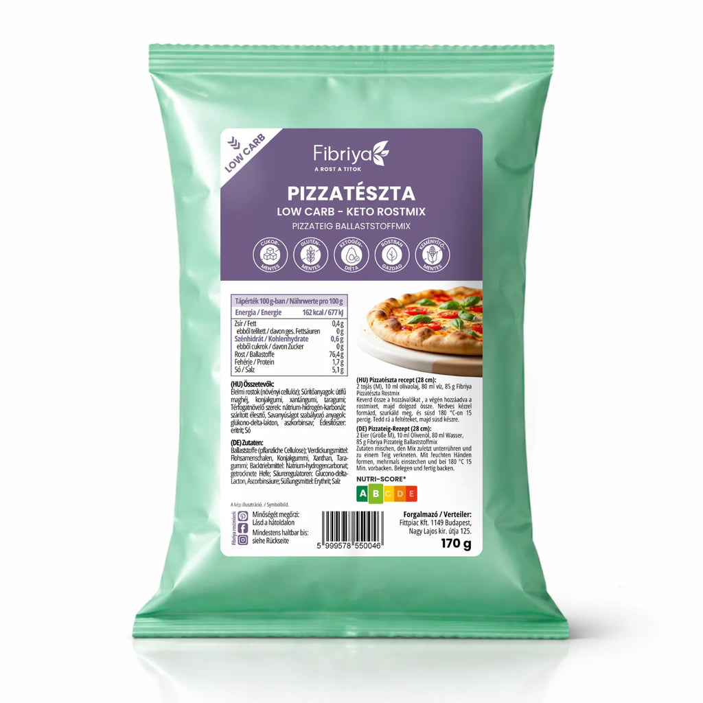 Fibriya cesto na pizzu – nízkosacharidová keto vlákninová zmes 170g