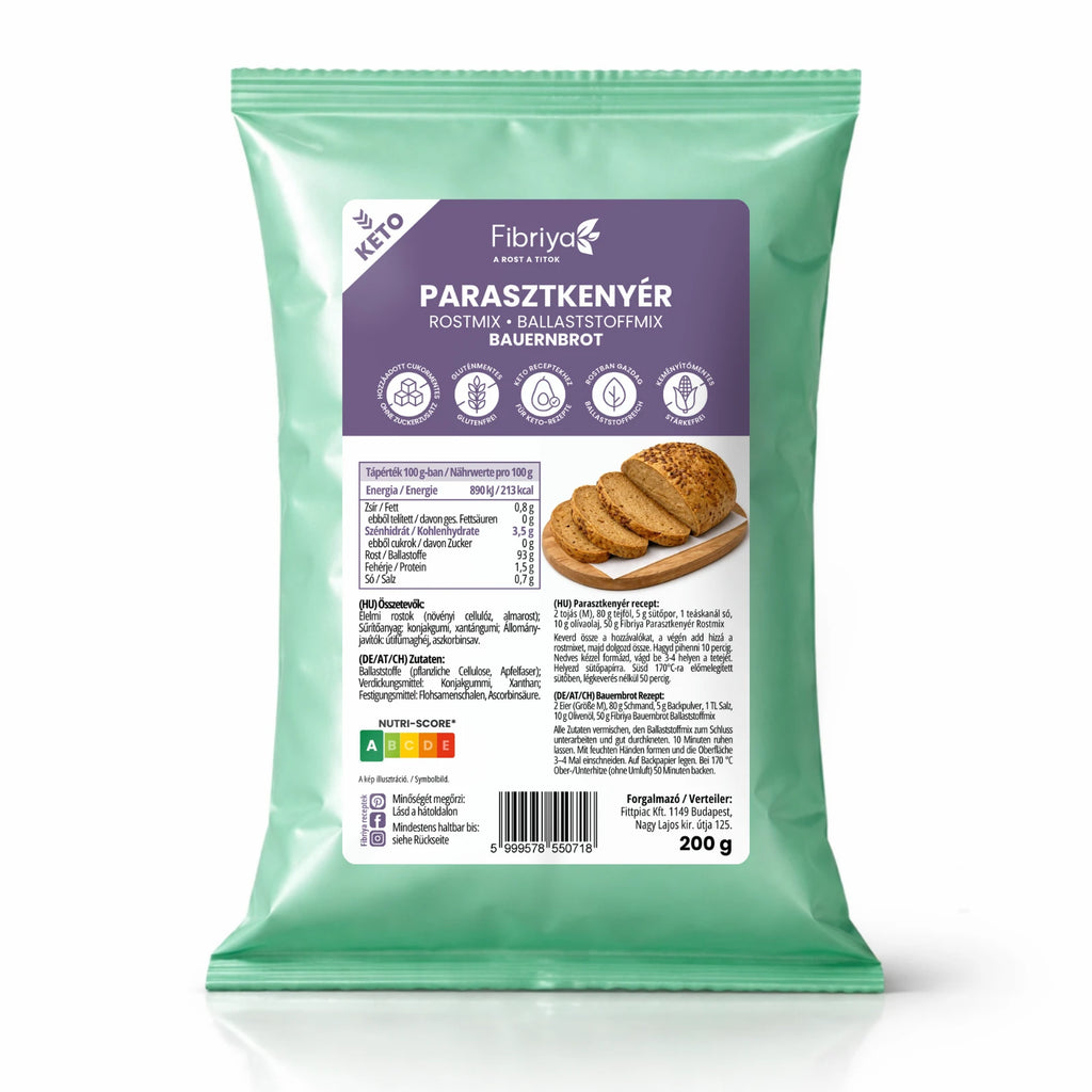 Fibriya Bauernbrot – Low Carb Keto Ballaststoffmix 200g